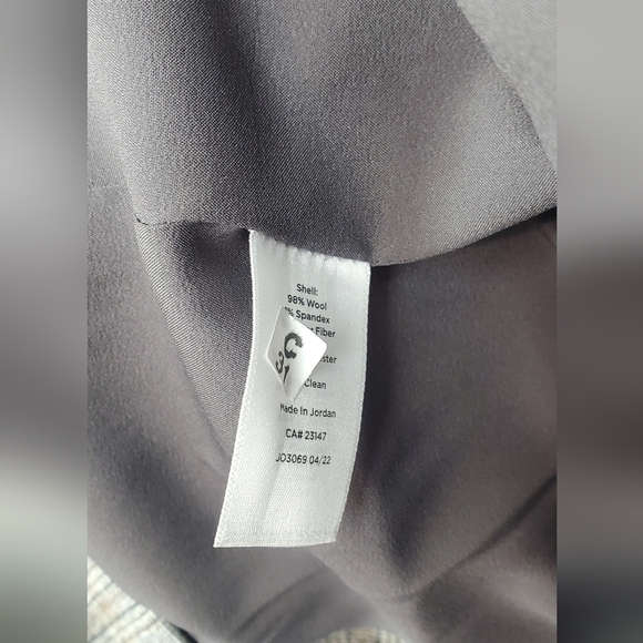 Talbots Blazer Italian Wool Stretch Glen Plaid Boardroom Office Size 16 - Picture 4 of 9